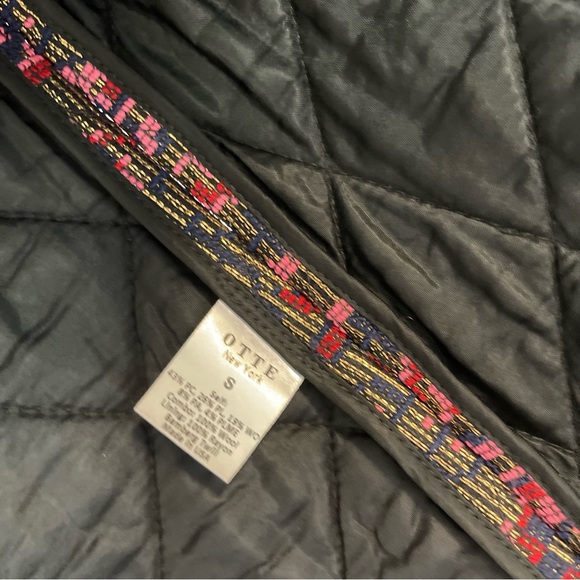 ShopBop Otte New York Chloe Quilted Tapestry Floral Metallic Embroidered Vest S - Picture 12 of 16